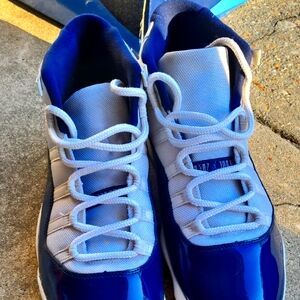 Men's Blue and White Sneakers